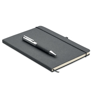 Carnet en cuir recyclé et stylo - ELEGANOTE 2
