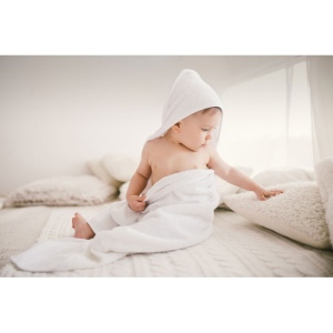Cape de bain en coton - HUGME 5
