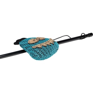 Peluche monstre pour chat avec canne à pêche MBW 4