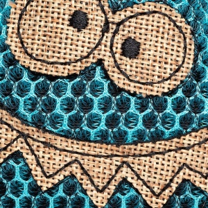 Peluche monstre pour chat avec canne à pêche MBW 5