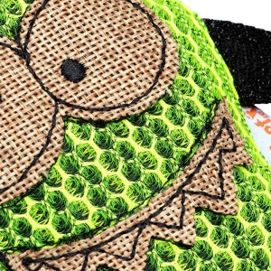 Peluche monstre pour chat avec canne à pêche MBW 4