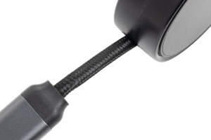 Câble 45W rétractable 6 en 1 en aluminium recyclé Terra RCS 10