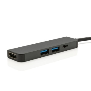 Hub avec entrée HDMI en aluminium recyclé Terra RCS 6
