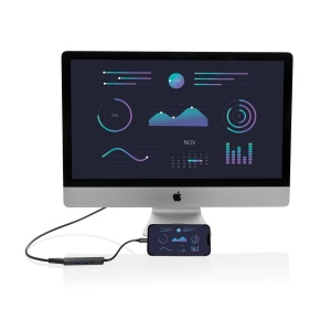 Hub avec entrée HDMI en aluminium recyclé Terra RCS 7