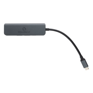 Hub avec entrée HDMI en aluminium recyclé Terra RCS 8