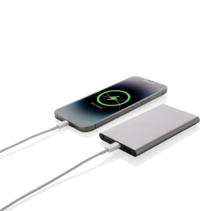 Powerbank 4000mAh en plastique recyclé/aluminium RCS 7