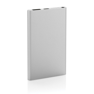 Powerbank 4000mAh en plastique recyclé/aluminium RCS 26