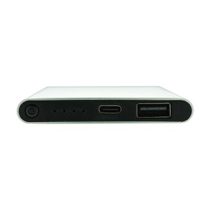 Powerbank 4000mAh en plastique recyclé/aluminium RCS 27