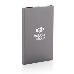 Powerbank 4000mAh en plastique recyclé/aluminium RCS 10
