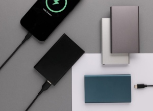 Powerbank 4000mAh en plastique recyclé/aluminium RCS 12