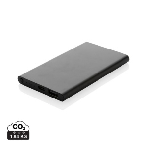 Powerbank 4000mAh en plastique recyclé/aluminium RCS 3