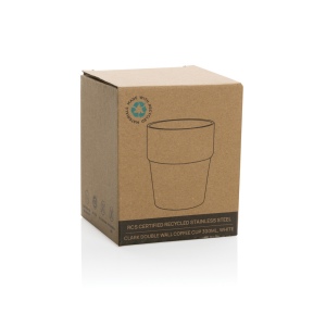 Tasse à café 300ml à double paroi en acier RCS Clark 13