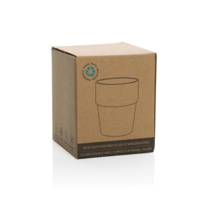 Tasse à café 300ml à double paroi en acier RCS Clark 6