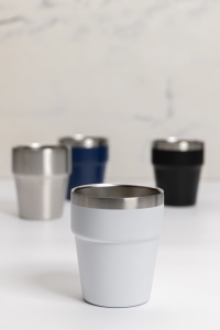 Tasse à café 300ml à double paroi en acier RCS Clark 10