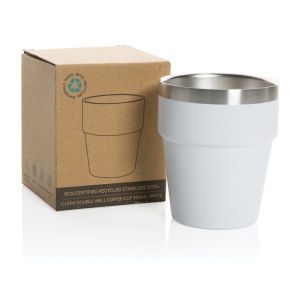 Tasse à café 300ml à double paroi en acier RCS Clark 12