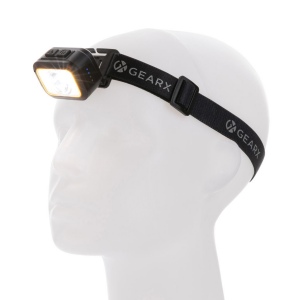 Lampe torche frontale en ABS recyclé RCS Gear X 5