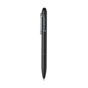 Stylo en aluminium recyclé certifié RCS avec stylet Kymi 9