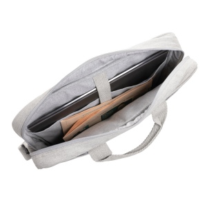 Sacoche ordinateur 15,4'' en coton recyclé AWARE™ Laluka 22