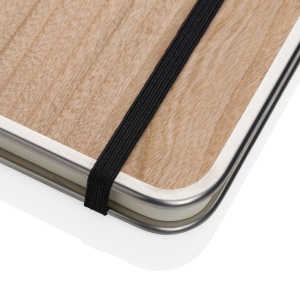 Carnet A5 couverture imprimé bois Treeline 18