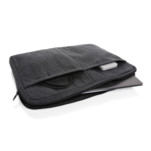 Pochette ordinateur 15,6'' en coton recyclé AWARE™ Laluka 25
