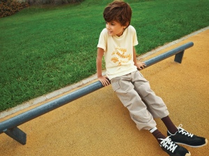 T-shirt pour enfants en coton recyclé IQONIQ Koli 149
