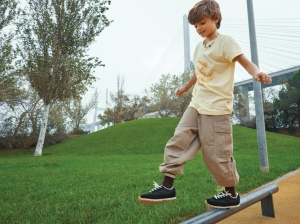 T-shirt pour enfants en coton recyclé IQONIQ Koli 150