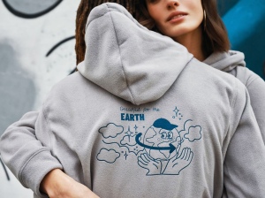 Polaire à capuche en polyester recyclé IQONIQ Trivor 103