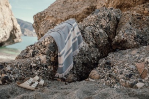 VINGA Serviette éponge pour hammam Tolo 17