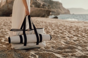 VINGA Sac de plage en toile recyclée AWARE™  Volonne 11