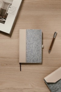 VINGA Carnet en feutre recyclé GRS Albon 9