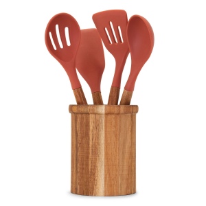 Set de 4 ustensiles avec pot 2