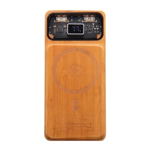 tech-magnetic Batterie externe 10000 FSC 100% bambou (Stock) 2
