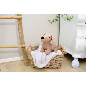 Peluche 'Chien' en polyester côtelé Liza 6