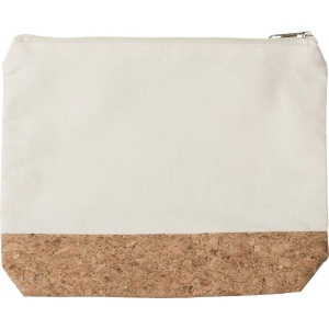 Trousse de toilette en coton et liège Teagan 2