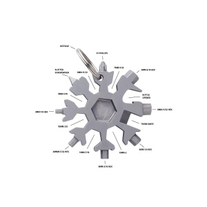 Outil multifonction en acier inoxydable Abel 6