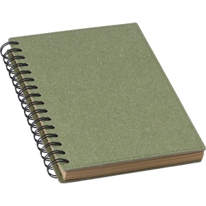 Carnet à spirale en matériau recyclé Caleb 7