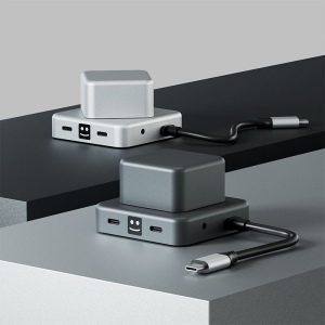 CUBBI - Hub de charge 7-en-1 USB-A, USB-C, HDMI et audio 6