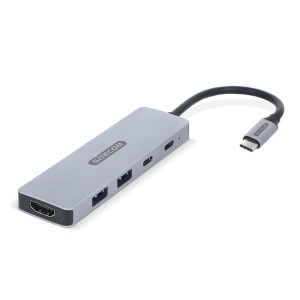 Sitecom CN-5502 5 in 1 USB-C Power Delivery Multiport Adapter 2