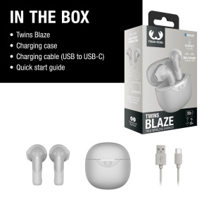 3TW2200 I Fresh 'n Rebel Twins Blaze - True Wireless earbuds with ENC 24