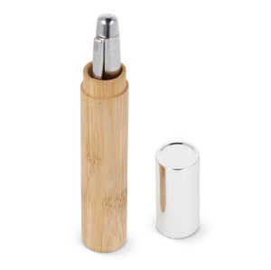 Stylo-bille en métal bambou dans un tube 5