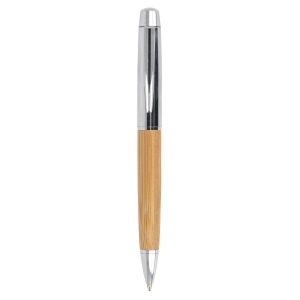 Stylo-bille en métal bambou dans un tube 6