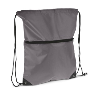 Sac à cordon 210T R-PET avec fermeture éclair 7