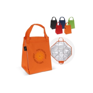 Sac isotherme plié et tapis de pique-nique