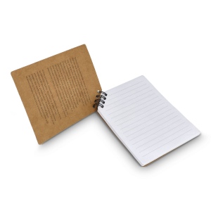 Cahier à reliure d'angle en bambou A6 3