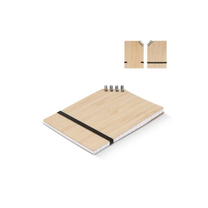 Cahier à reliure d'angle en bambou A6