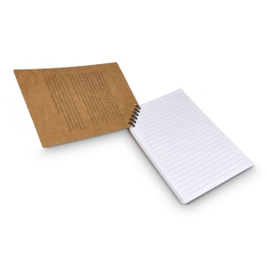 Cahier à reliure d'angle en bambou A5 3