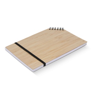 Cahier à reliure d'angle en bambou A5 2