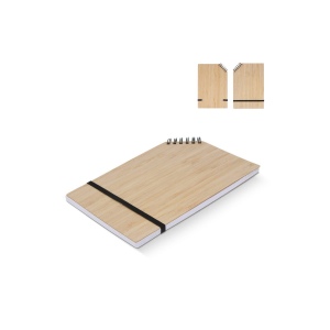 Cahier à reliure d'angle en bambou A5