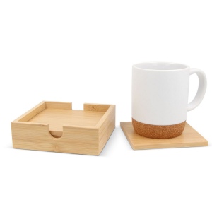 Set de sous-verres en bambou (4 pièces) 4