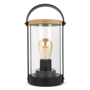 Lampe Edison en bambou 4
